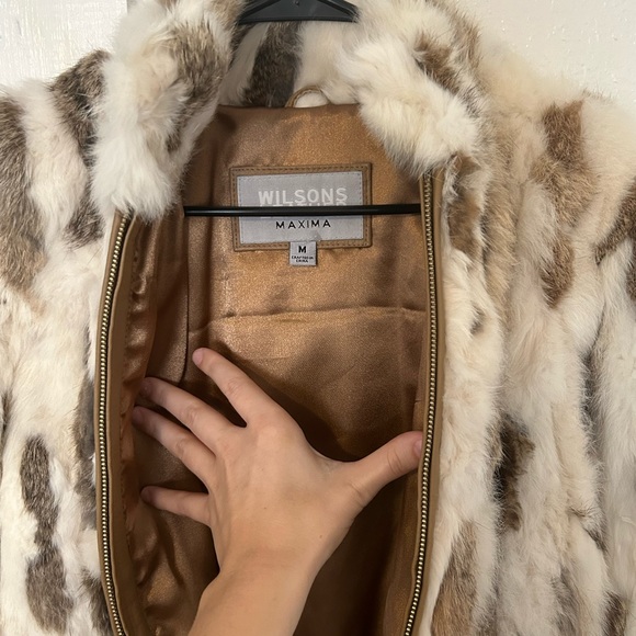 Wilson’s Leather authentic Rabbit Fur jacket. - Picture 2 of 3